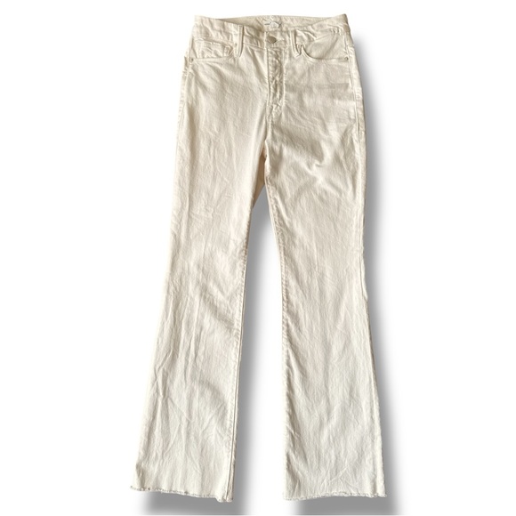 Good American Good Classic Boot Cut Jeans Cloud White Size 4/27 - Picture 2 of 13